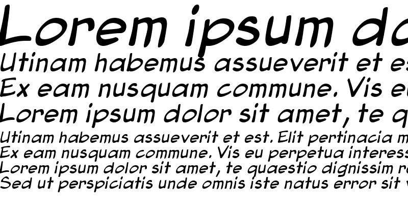 Sample of Blambot Pro Lite Italic