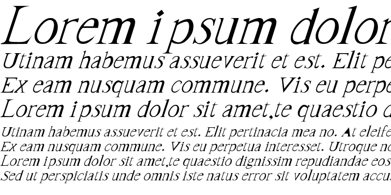 Sample of Blankboxer-Italic