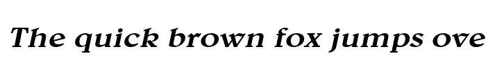Preview of BlewWide Italic