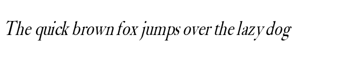 Preview of Bliss Thin Italic