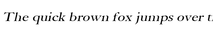 Preview of BlissWide Italic