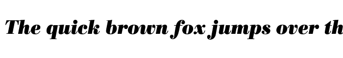 Preview of Bodoni BE Bold Italic OsF