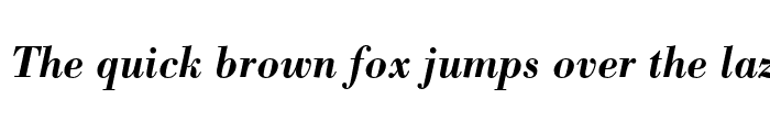 Preview of Bodoni BE Oldstyle Figures Medium Italic