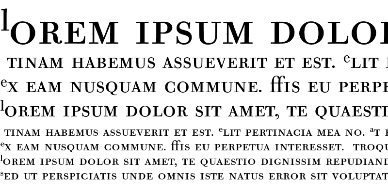 Sample of Bodoni Old Face BE Expert