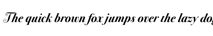 Preview of Bodoni Sev Swash ITC Bold Italic