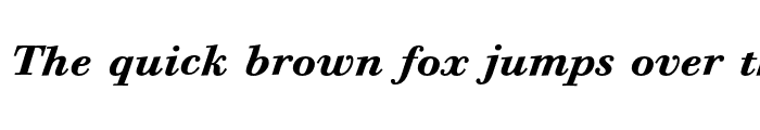 Preview of BodoniSixEF Bold Italic