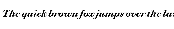 Preview of BodoniTweITCBoo Bold Italic