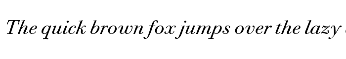 Preview of BodoniTweITCBoo Italic