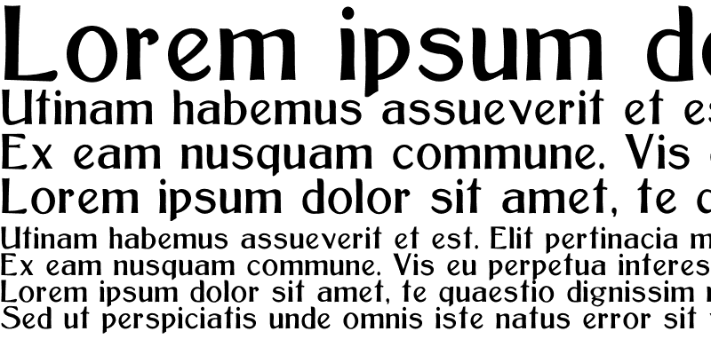 Sample of Bolton Sans