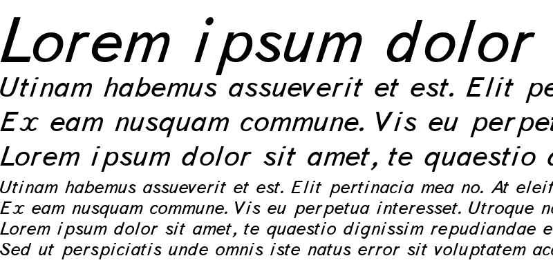 Sample of Bookvarnaja Italic