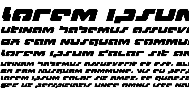 Sample of Boomstick Expanded Italic Expanded Italic