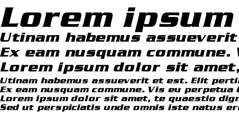 Sample of BoostSSK Bold Italic