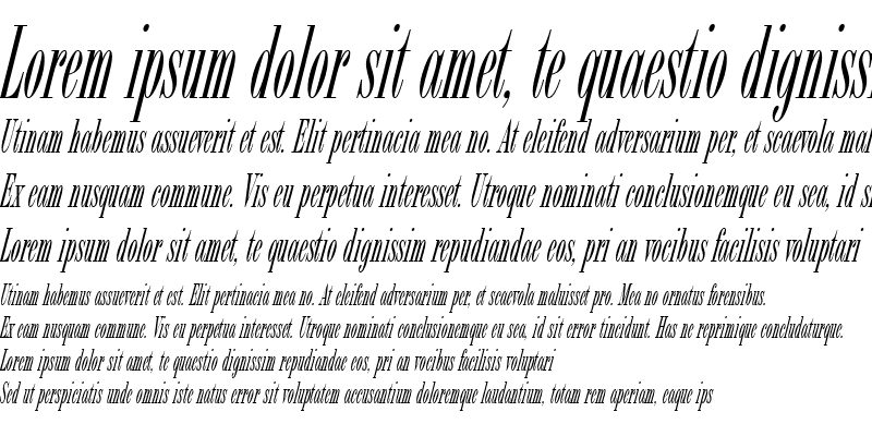 Sample of BordeauxDReg Italic