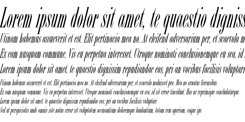 Sample of BordeauxICG Italic