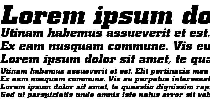Sample of Borghs-Extended Italic