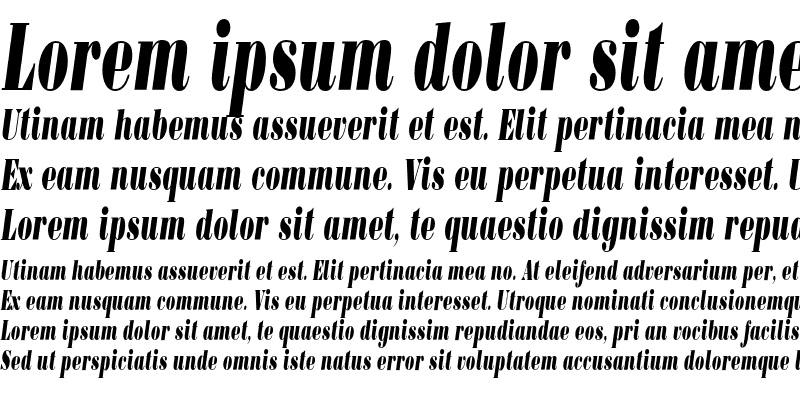 Sample of BorjomiCondensedC Italic