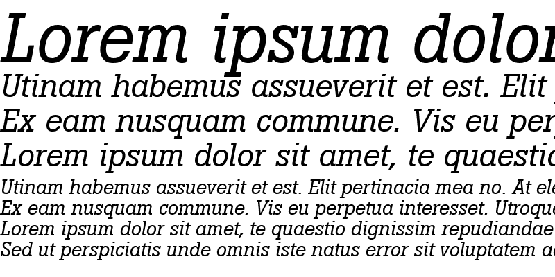 Sample of Boton Italic