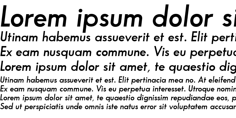 Sample of Bougan SSi Semi Bold Italic