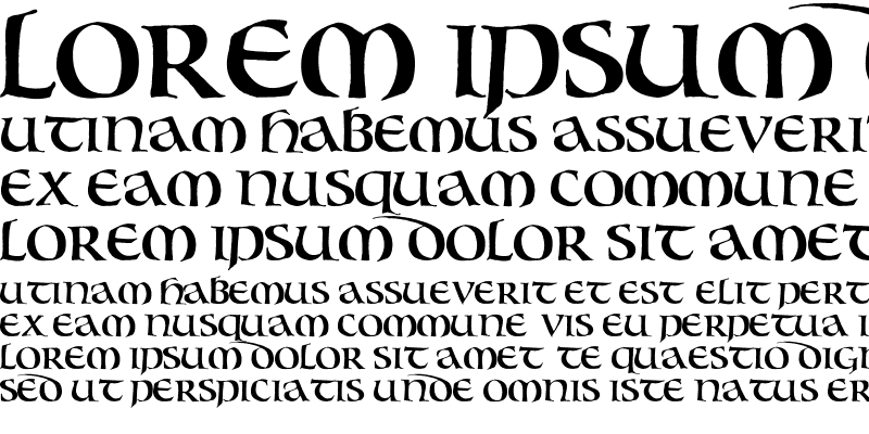 Sample of Bouwsma Uncial