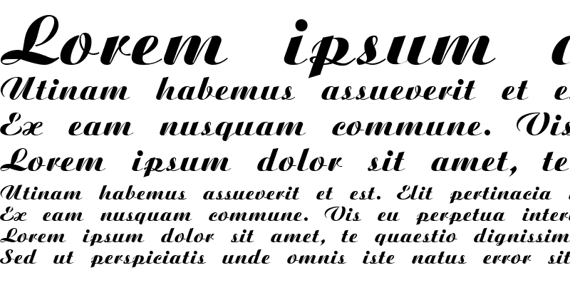 Sample of Boyarsky Bold Italic