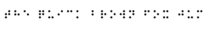 Preview of Braille Regular