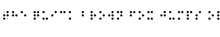 Preview of BrailleBQ Regular