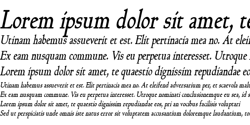 Sample of Bravo-Condensed Bold Italic
