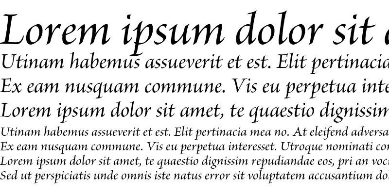 Sample of Brioso Pro Medium Italic Subhead