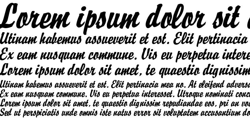 Sample of BriskExtended Italic