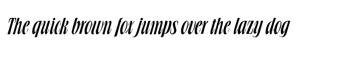 Preview of BroachThin Italic