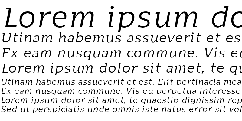 Sample of Browser Italic