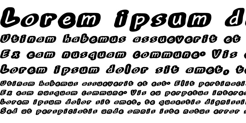 Sample of BubleMuble