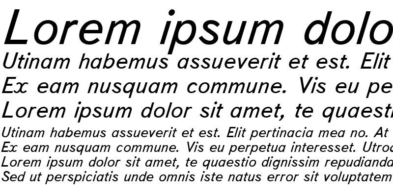 Sample of Bukvarnaya Italic