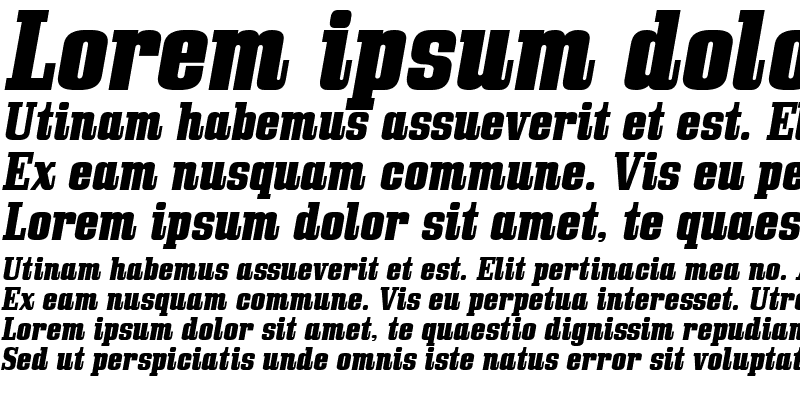 Sample of Bullpen Italic