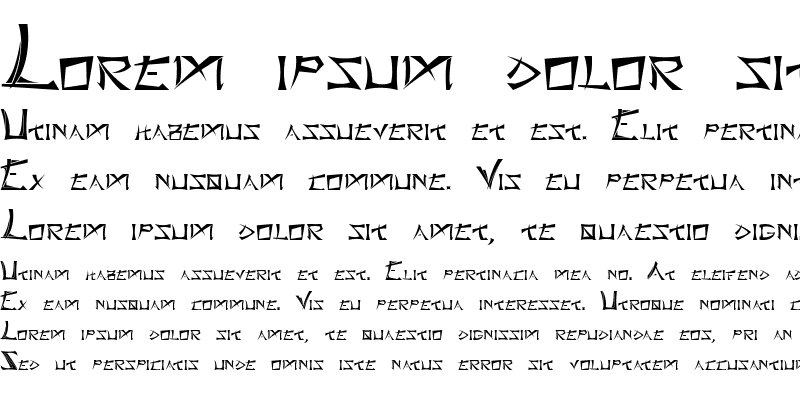 Sample of BushidoType