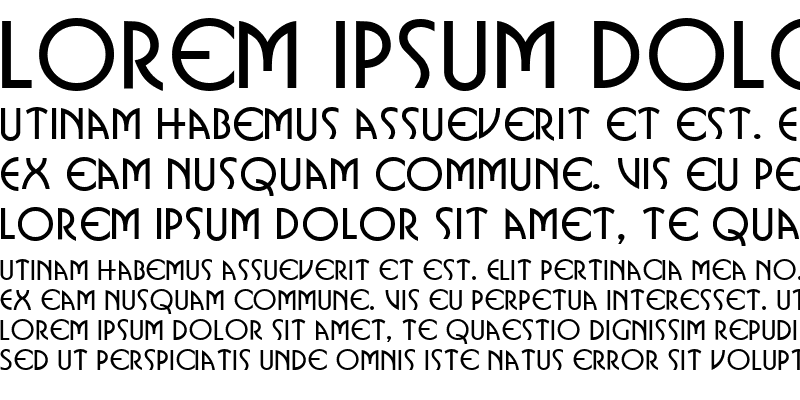 Sample of Busso Narrow Bold