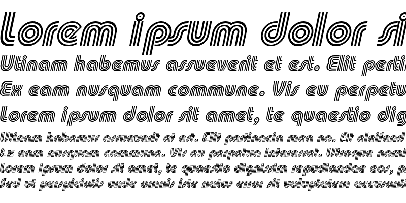 Sample of Cable Italic