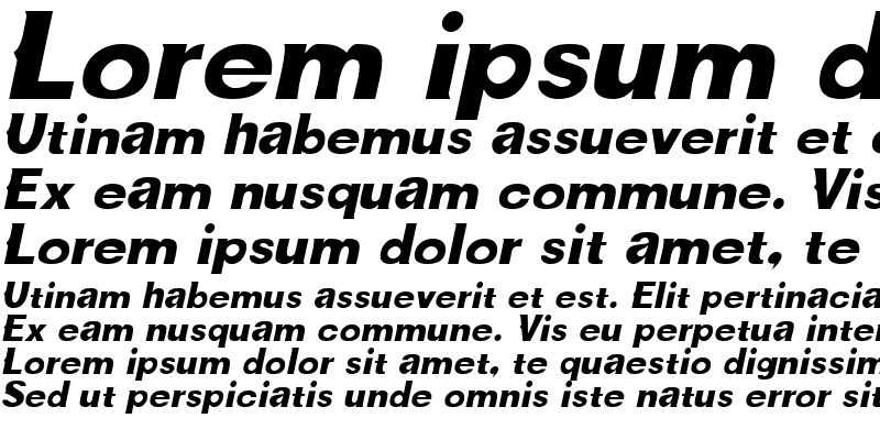 Sample of CactusSSK Italic