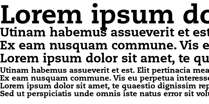 Sample of Caecilia RomanOsF Bold