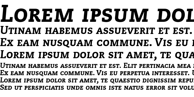 Sample of Caecilia RomanSC Bold Italic