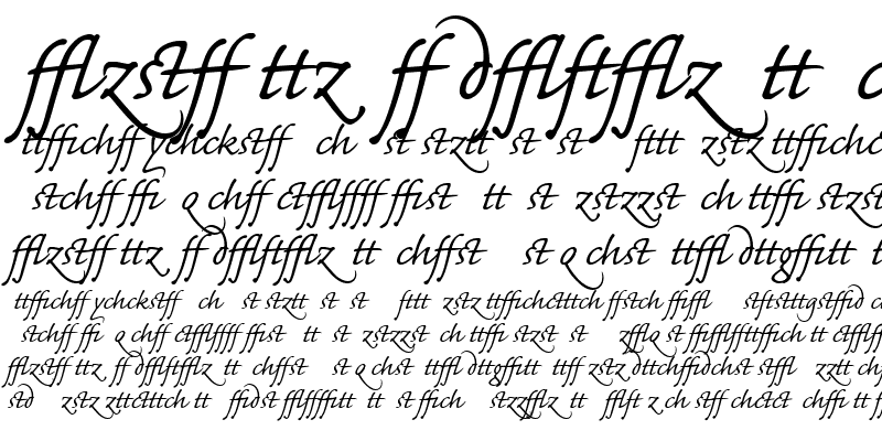 Sample of Caflisch Script MM Regular