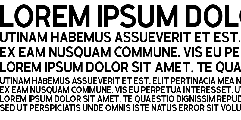 Sample of Caligor Sans