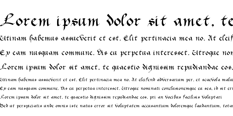 Sample of CallifontsD40PostScript Regular