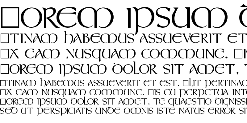 Sample of CallifontsF55TrueType