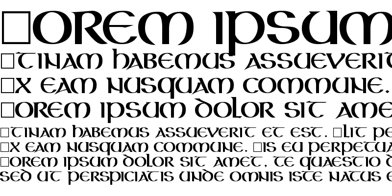 Sample of CallifontsF56TrueType