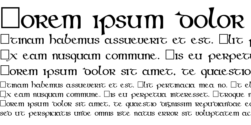 Sample of CallifontsF61TrueType