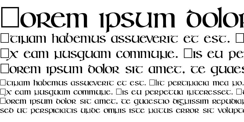 Sample of CallifontsF63TrueType