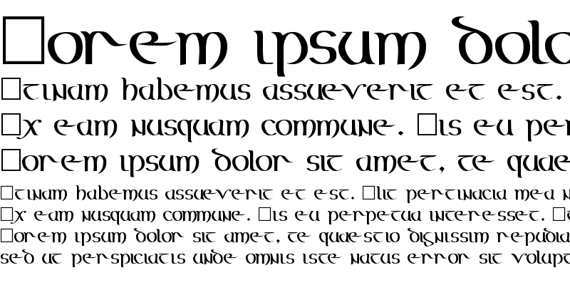 Sample of CallifontsF65TrueType Regular