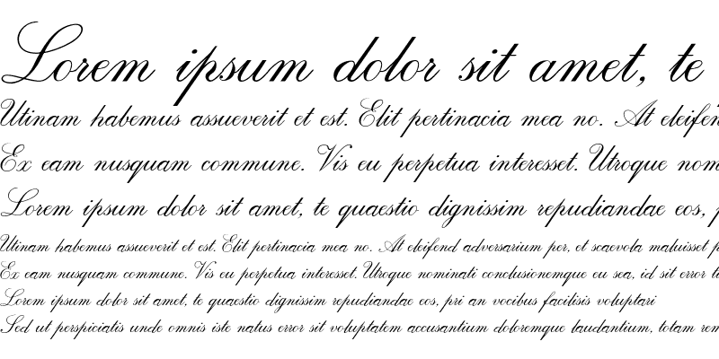 Sample of CalligraphRussianC