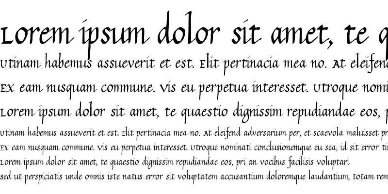 Sample of Calligraphy
